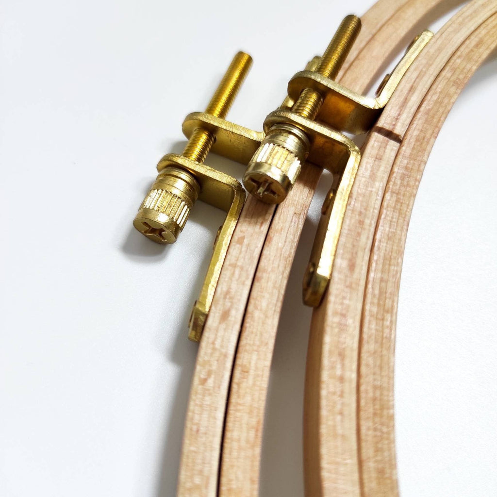 Oval Beechwood Embroidery Hoops