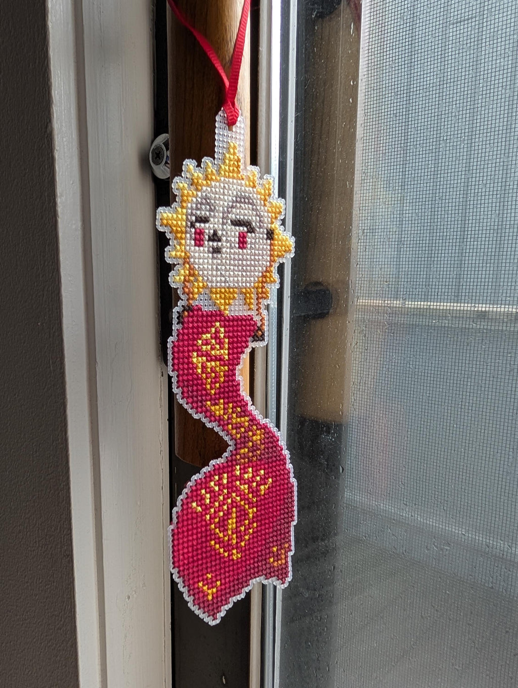 Digital Pattern - Amiable Banner Cross Stitch Bookmark