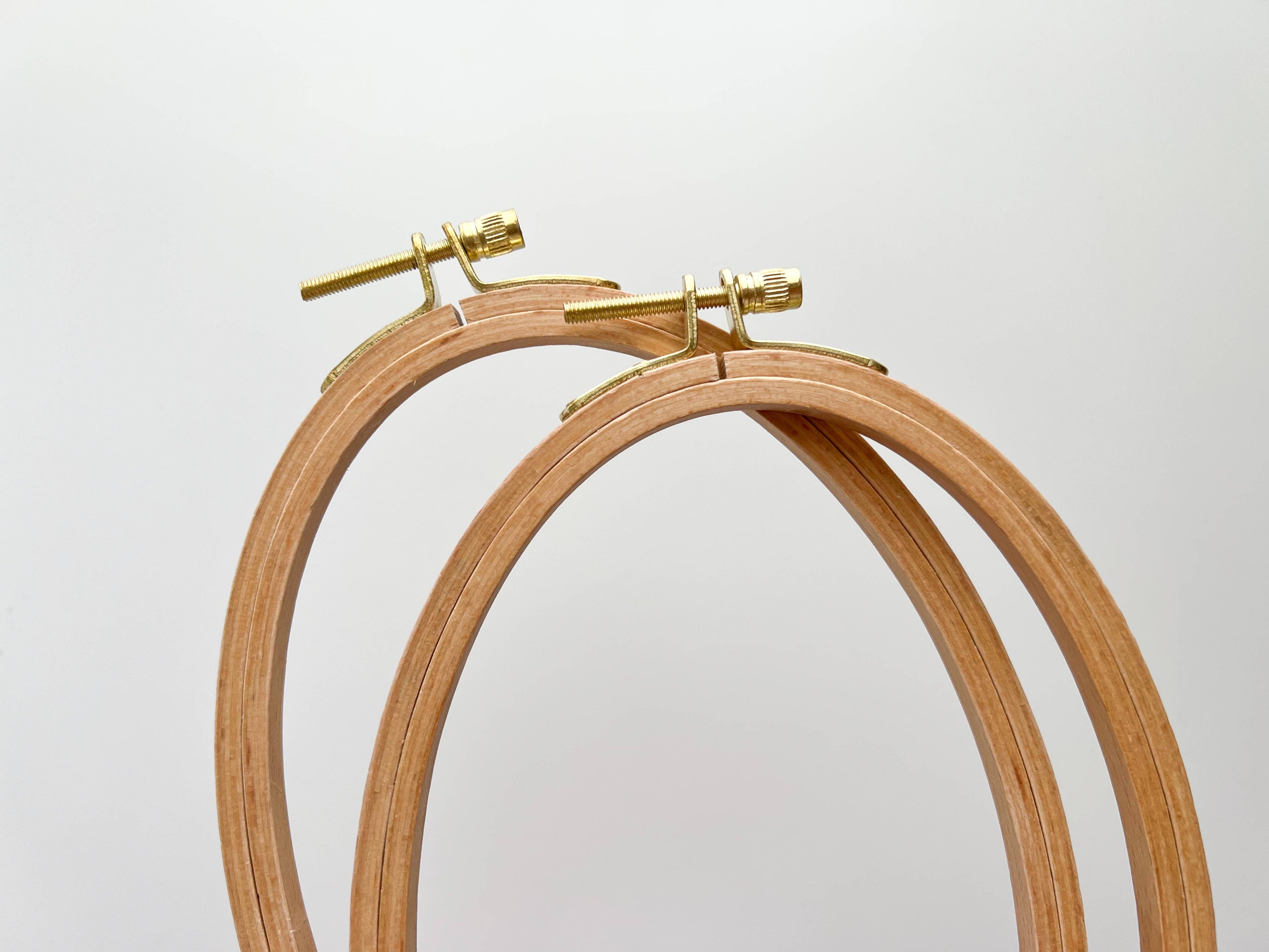 Round Beechwood Embroidery Hoops