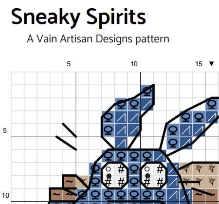 Digital Pattern - Sneaky Spirits - Fantasy Series