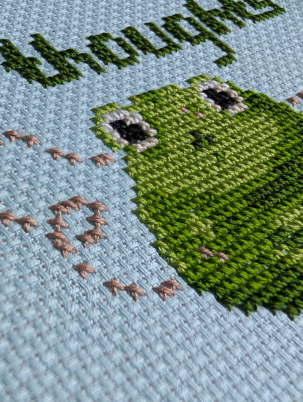 Digital Pattern - Vacant Frog