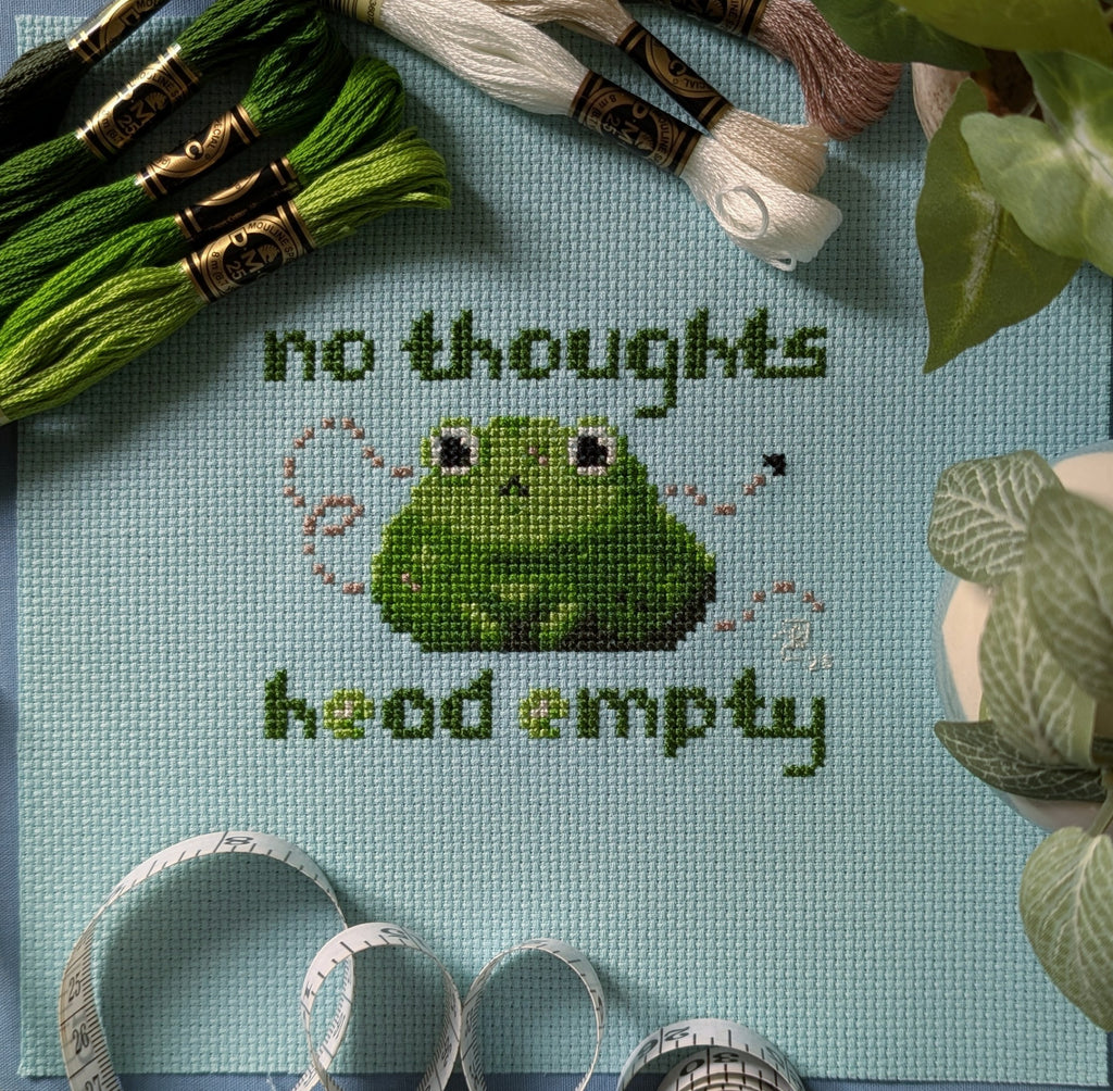 Digital Pattern - Vacant Frog