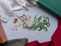 Digital Pattern - Sibmacher's Knight Slaying the Dragon Fierce