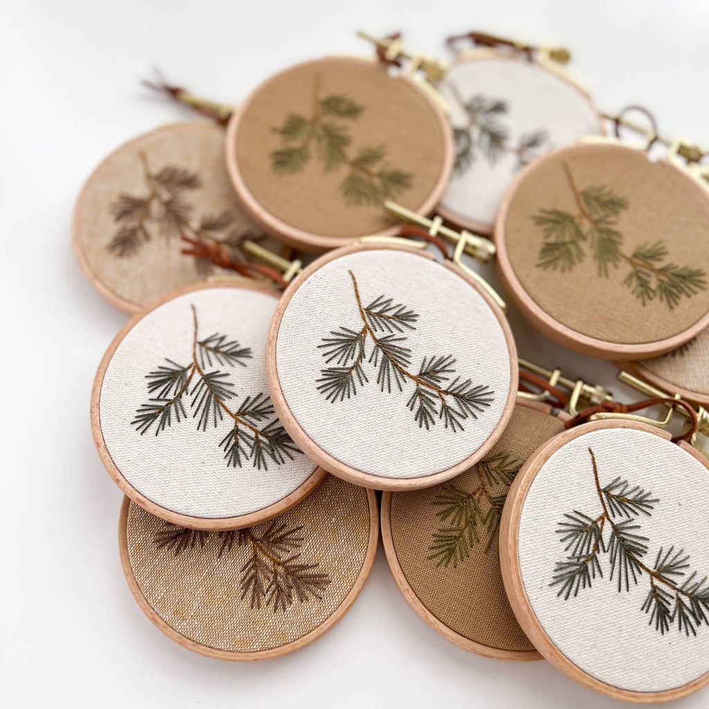 Round Beechwood Embroidery Hoops