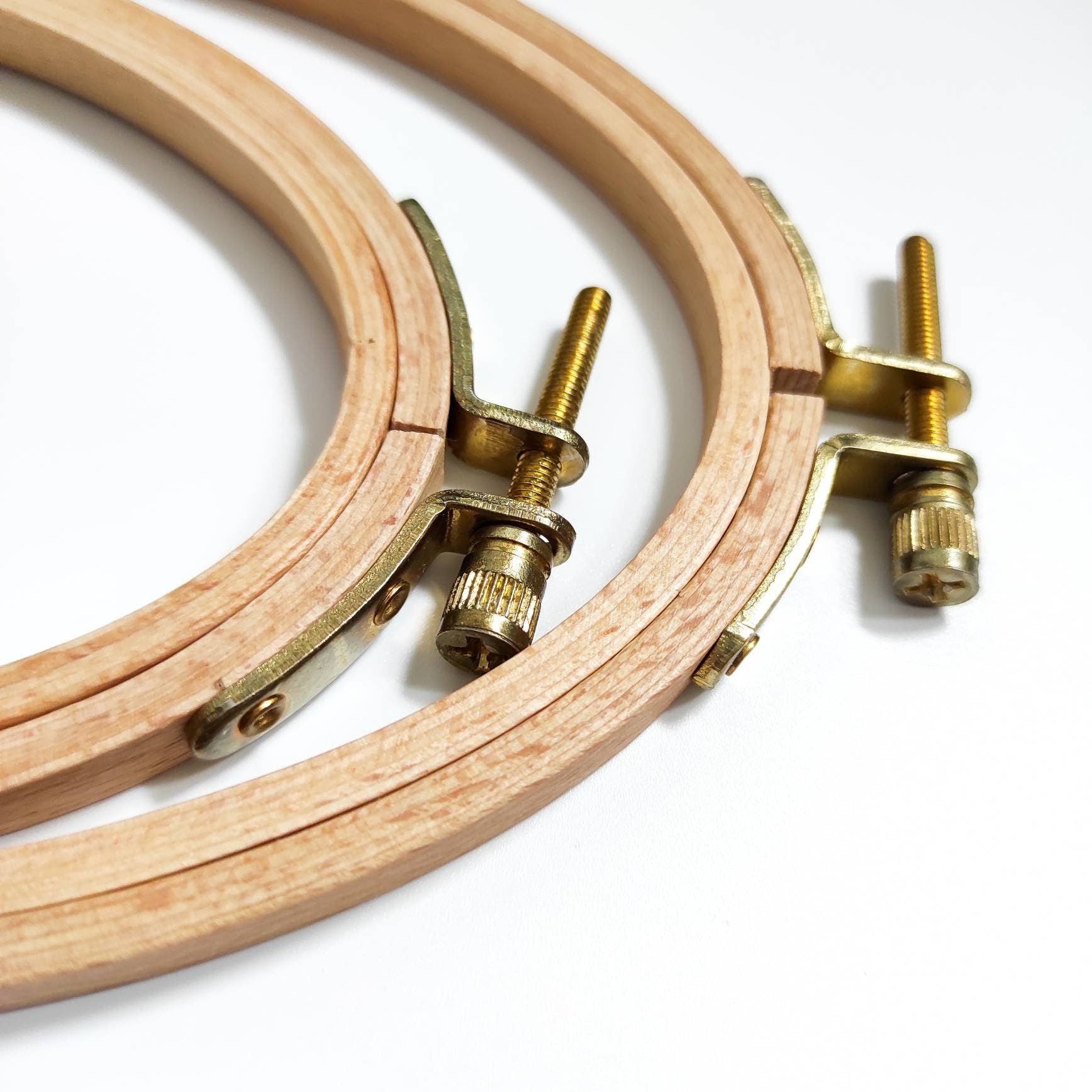 Oval Beechwood Embroidery Hoops